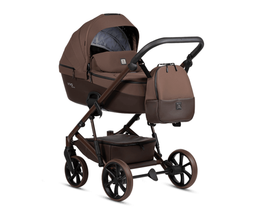Tutis VIVA6+ ESSENTIAL Espresso 067 Bērnu ratiņi 2in1