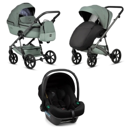 Tutis VIVA6+ ESSENTIAL Sage 039 Коляска 3в1 Tutis VIVA6+ ESSENTIAL Sage 039 Коляска 3в1