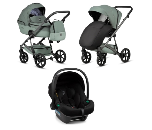 Tutis VIVA6+ ESSENTIAL Sage 039 Коляска 3в1