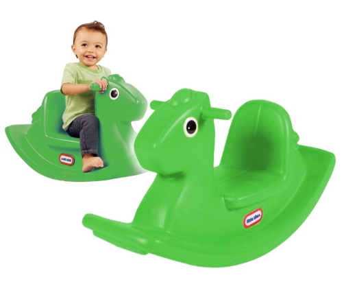 Little Tikes Konik Bujak Zielony Koń na Biegunach 174209