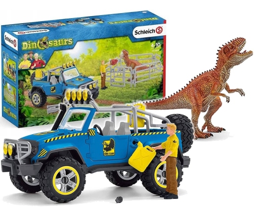 Schleich 41464 Samochód Terenowy z Miejscem dla Dinozaura Dinosaurs
