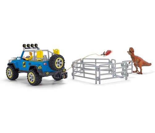 Schleich 41464 Samochód Terenowy z Miejscem dla Dinozaura Dinosaurs