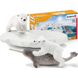 Schleich 42531 Polarny Plac Zabaw Misie Figurki Wild Life