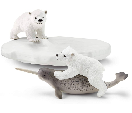 Schleich 42531 Polarny Plac Zabaw Misie Figurki Wild Life