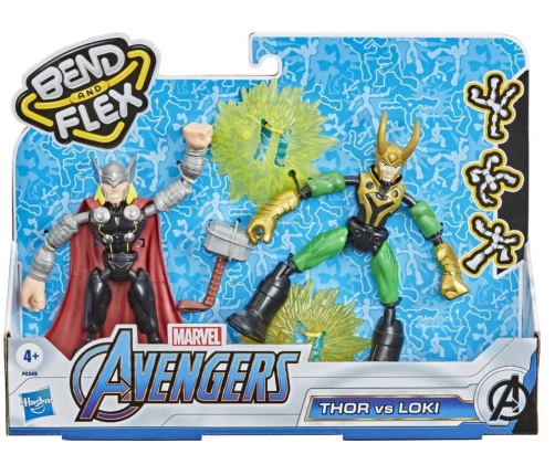 Hasbro Bend And Flex Thor i Loki Marvel F0245