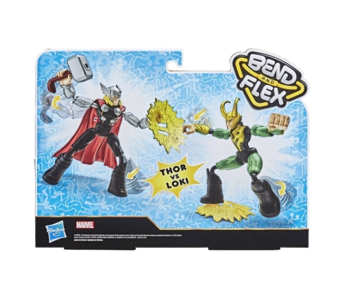 Hasbro Bend And Flex Thor i Loki Marvel F0245
