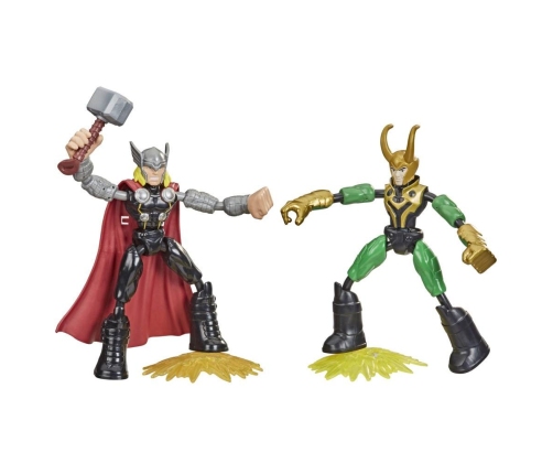 Hasbro Bend And Flex Thor i Loki Marvel F0245