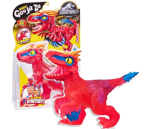 Goo Jit Zu Jurassic World Figurka Pyro Miękka Rozciągliwa 41305