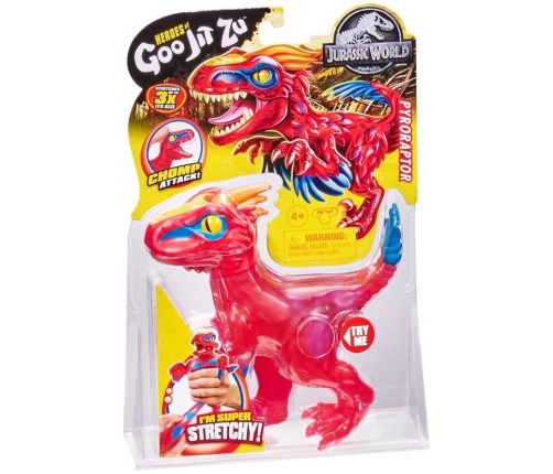 Goo Jit Zu Jurassic World Figurka Pyro Miękka Rozciągliwa 41305