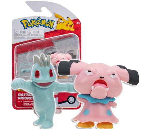Pokemon Machop i Snubbull Figurka Kolekcjonerska Battle Figure Pack 2634