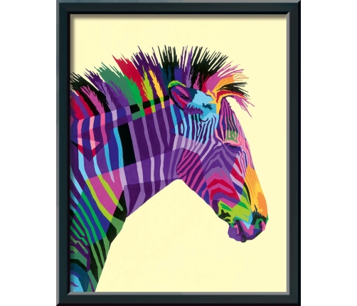 CreArt PBN: Funky Zebra 28994