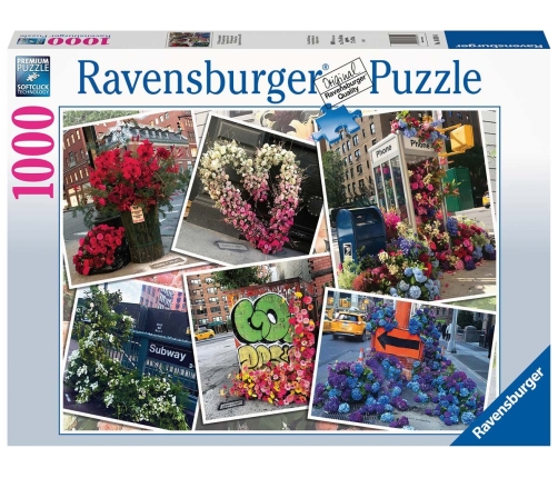 Ravensburger puzzle NYC Flower Flash 1000p 16819