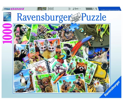 Ravensburger Puzzle Travellers Animal Journal 1000pc 17322