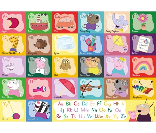 Ravensburger Puzzle Peppa Pig Alphabet Giant 24p 3116