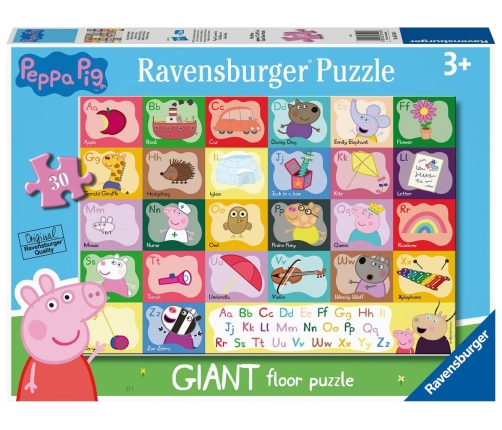 Ravensburger Puzzle Peppa Pig Alphabet Giant 24p 3116