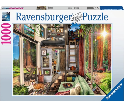 Ravensburger Puzzle Redwood Forest Tiny House 1000p 17496
