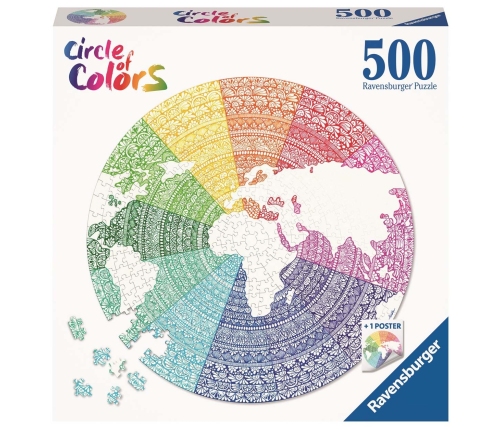 Ravensburger Puzzle Circle of colors-Mandala 500p 17168