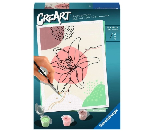CreArt Floral Line Art 23542