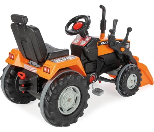 Pilsan Traktor na Pedały z Łyżką XXL pomarańczowy 07297
