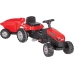 Pilsan Traktor na Pedały z Przyczepką Czerwony 07316