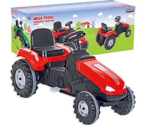 Pilsan Traktor na Pedały Jeździk Czerwony 07321