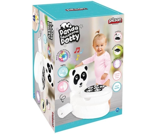Pilsan Interaktywny Nocnik Toaleta Panda z Klapą 07561