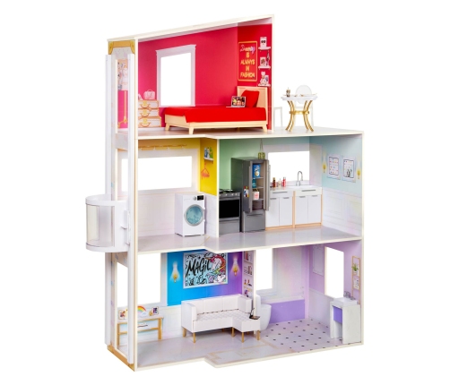 502203EUC Rainbow High Townhouse