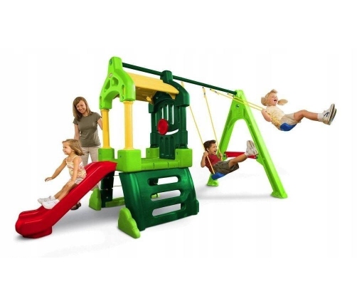 Little Tikes Clubhouse Swingset Natural Color