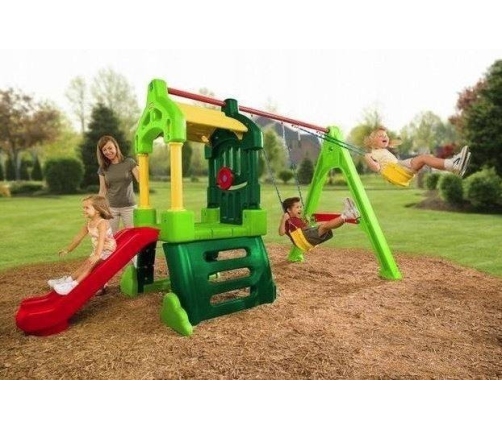 Little Tikes Clubhouse Swingset Natural Color
