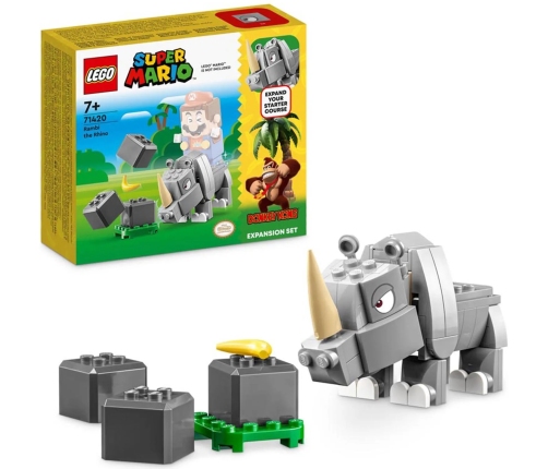 LEGO 71420 SUPER MARIO Rambi the Rhino Expansion Set