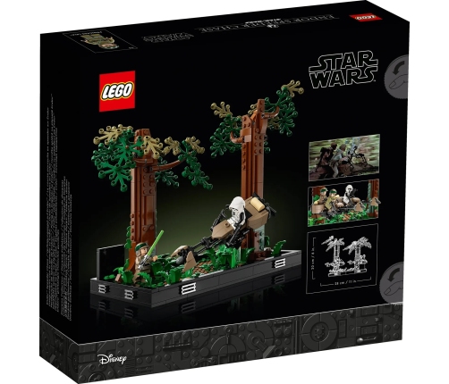 LEGO 75353 Endor Speeder Chase Diorama