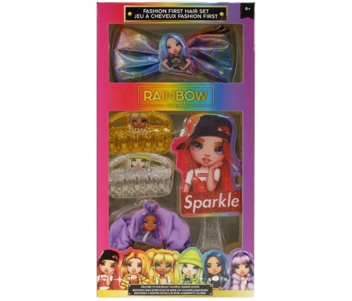 Townley Rainbow High Sparkle Hair Accessories Box Gift Set for Girls RH0019GA