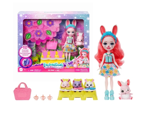 Enchantimals Baby Best Friends Bree Bunny & Twist Doll HLK85