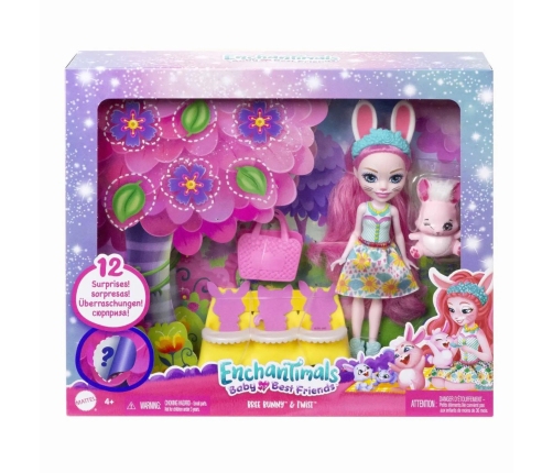 Enchantimals Baby Best Friends Bree Bunny & Twist Doll HLK85