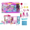 Barbie Dollhouse with accessories and doll GWY84
