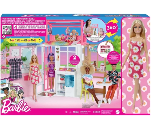 Barbie House with doll HHY40