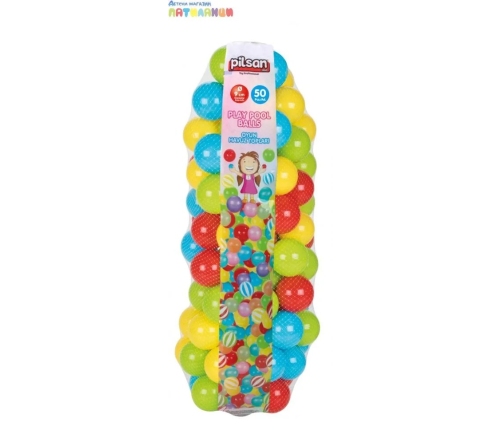 Pilsan Kolorowe Piłeczki do Basenu 50 szt. - 9 cm 06407
