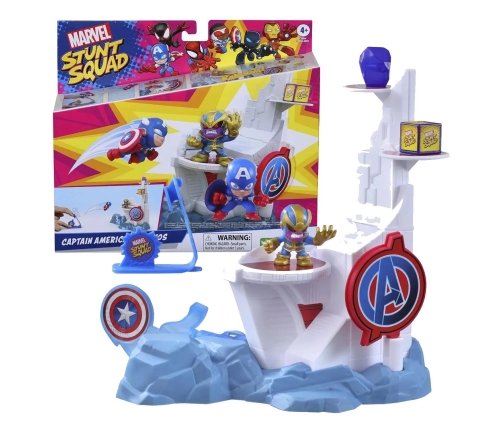 Marvel Stunt Squad Capt America and Thanos F7059