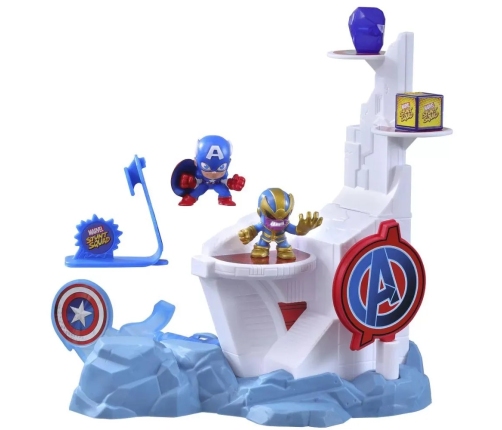 Marvel Stunt Squad Capt America and Thanos F7059