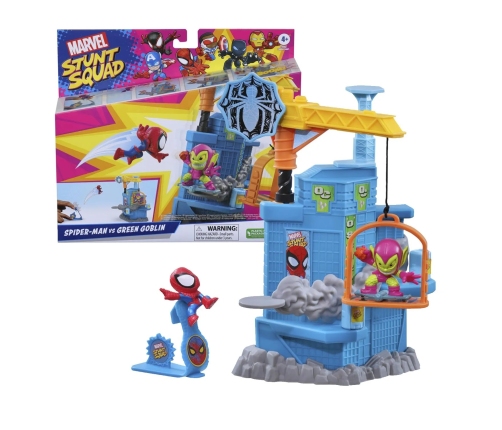 Marvel Stunt Squad Spider-man and Green Goblin F7062