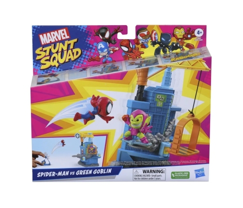 Marvel Stunt Squad Spider-man and Green Goblin F7062