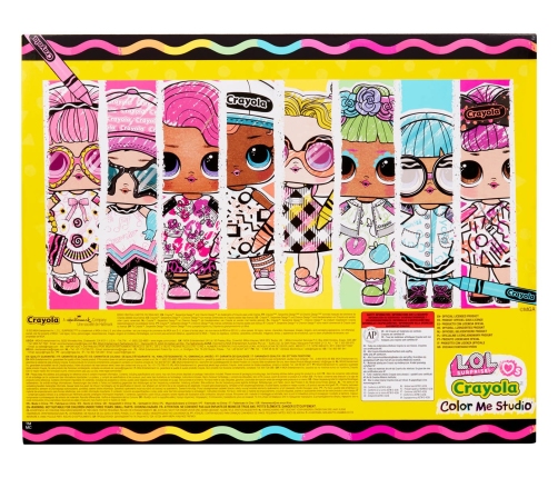 505273-EUC L.O.L. Surprise Loves CRAYOLA Color Me Studio Asst in PDQ