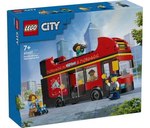 LEGO 60407 City Czerwony Piętrowy Autokar