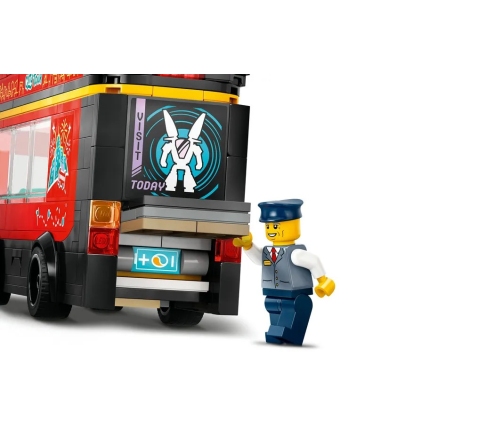 LEGO 60407 City Czerwony Piętrowy Autokar