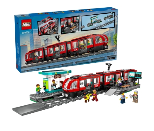 Lego City Zestaw Klocków "Tramwaj Miejski" 60423