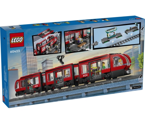 Lego City Zestaw Klocków "Tramwaj Miejski" 60423