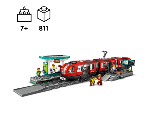Lego City Zestaw Klocków "Tramwaj Miejski" 60423