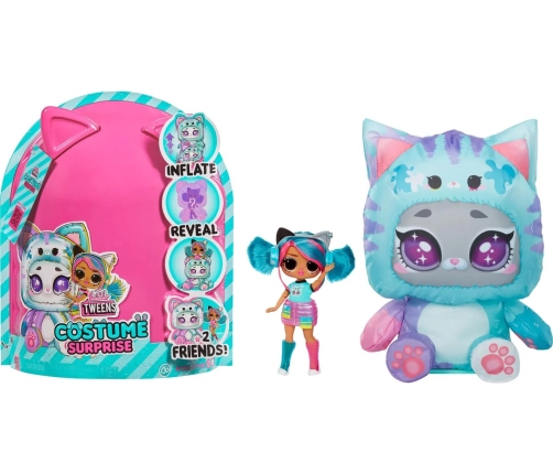 504139-EUC L.O.L. Surprise Tweens Costume Surprise - Emma Emo