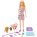 Barbie HTK37 Walk and Wheel Pet Playset