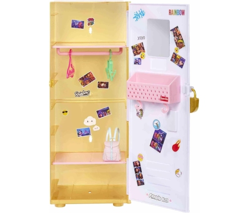 121015-EUC Rainbow High Locker and Doll Playset
